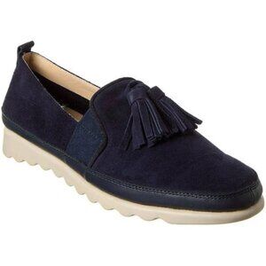 NEW The Flexx Jazz Tassel Loafer shoe navy suede 6.5 women